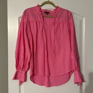 Fate Pink Linen top - small